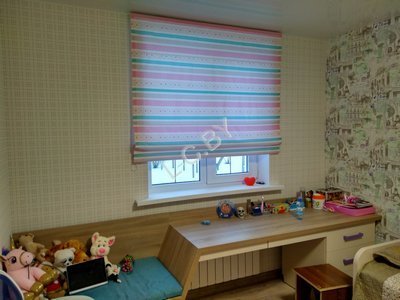 Римские шторы в детскую комнату